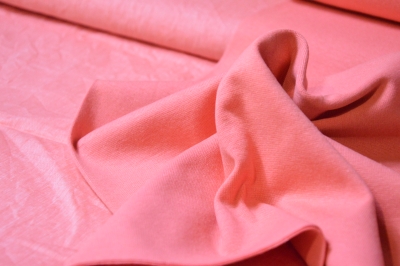 Baumwolle uni rosa dünn